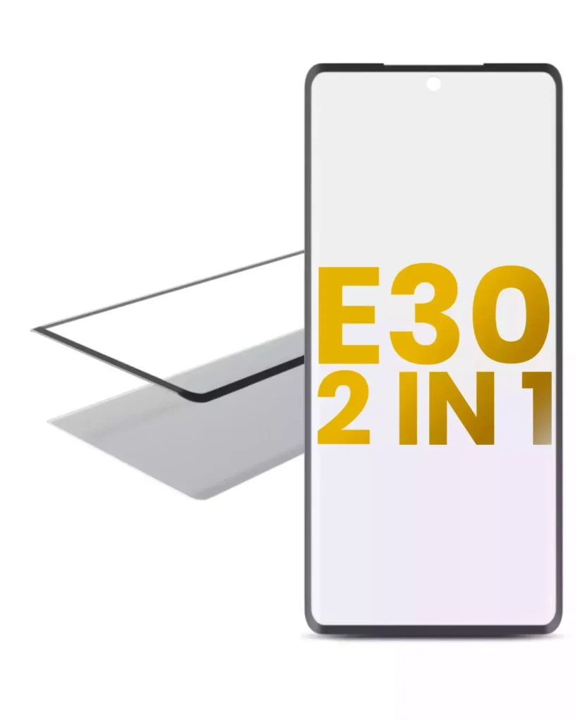 2 in 1 Front Glass With OCA Pre-Installed For Motorola Moto E30 (XT2158-6 / 2021)