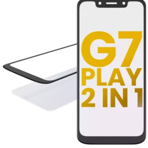 2 in 1 Front Glass With OCA Pre-Installed For Motorola Moto G7 Play (XT1952 / 2019)