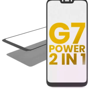 2 in 1 Front Glass With OCA Pre-Installed For Motorola Moto G7 Power (XT1955 / 2019)