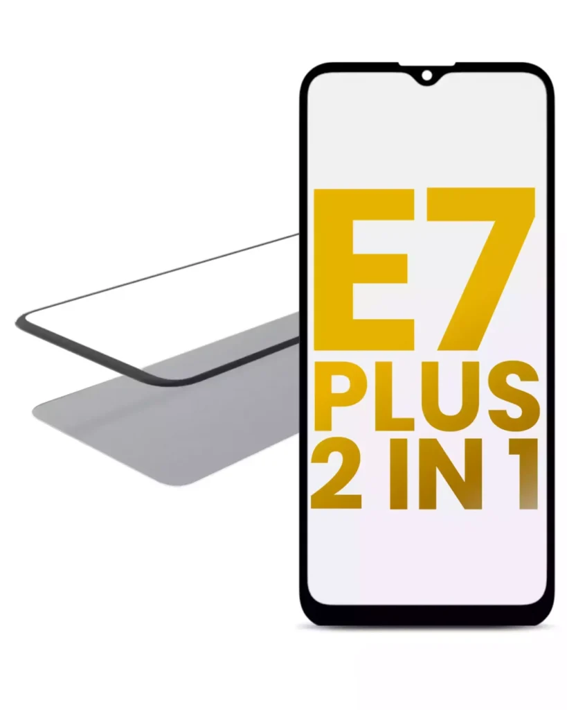 2 in 1 Front Glass With OCA Pre-Installed For Motorola Moto E7 Plus (XT2081 / 2020)