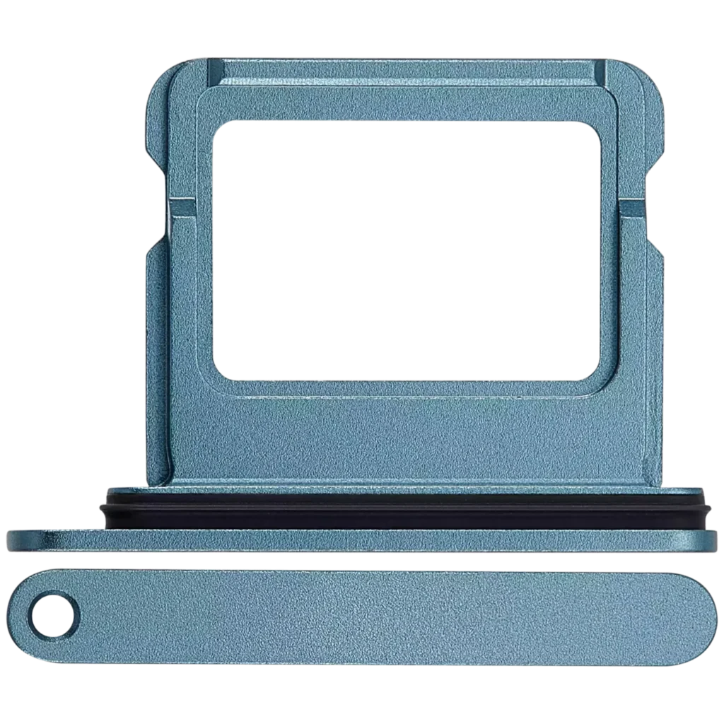 Single Sim Card Tray For iPhone 16 / 16 Plus (Teal)