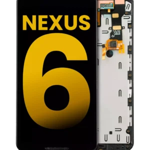 LCD Assembly With Frame For Nexus 6 (Refurbished) (All Colors)