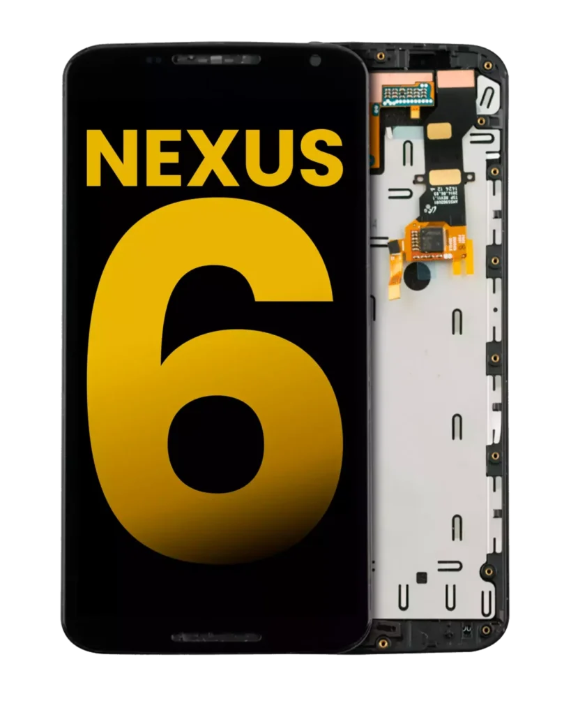 LCD Assembly With Frame For Nexus 6 (Refurbished) (All Colors)