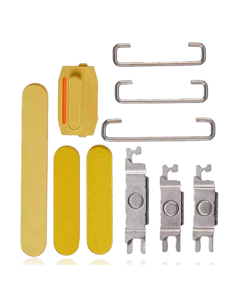 Hard Buttons (Power / Volume / Mute Switch) For iPhone 14 / 14 Plus (Yellow)