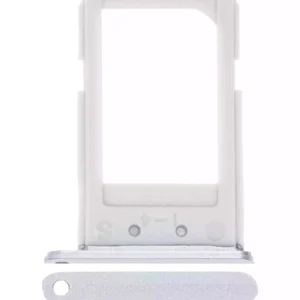Sim Card Tray For Samsung Galaxy S6 Edge Plus (White Pearl / Silver)