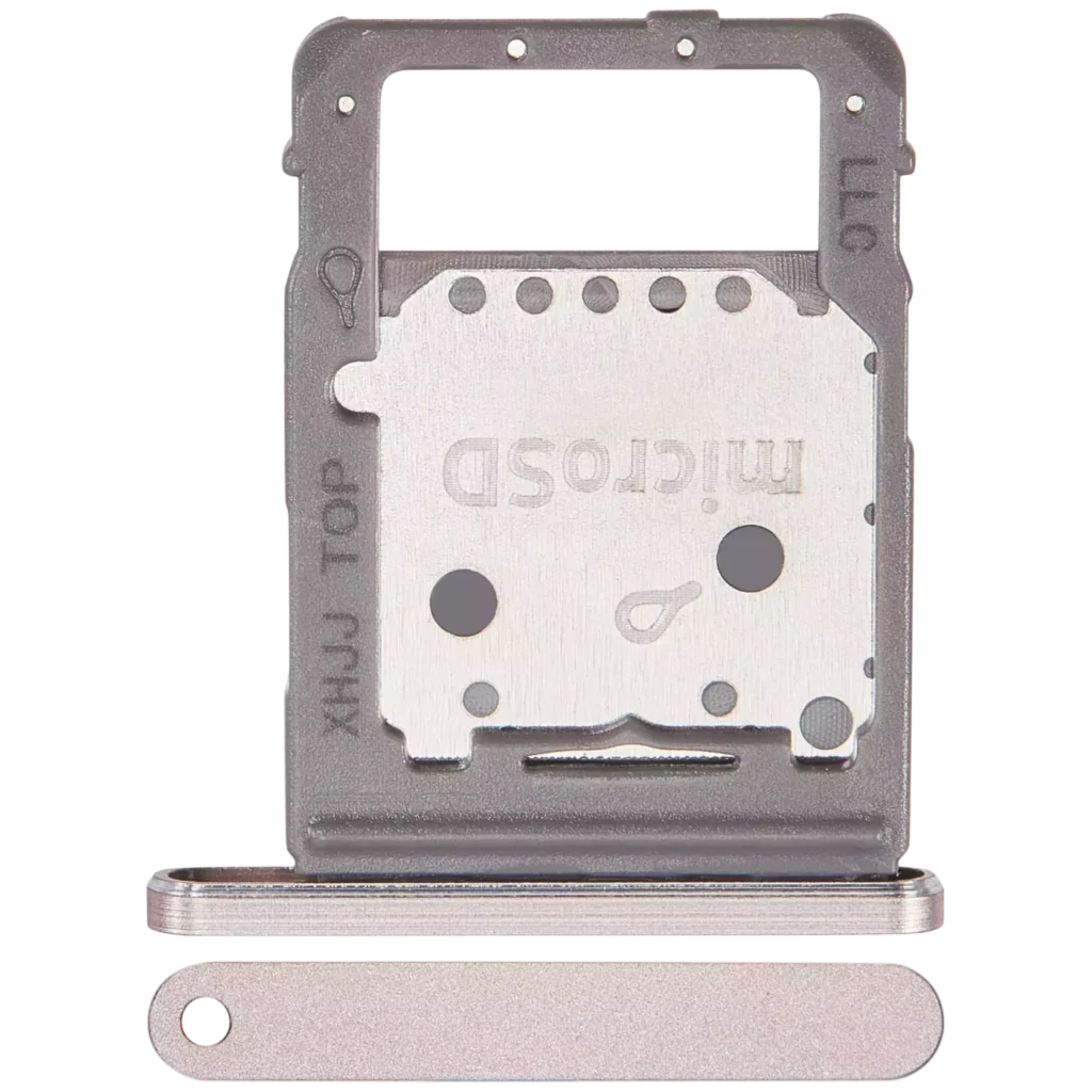 Micro SD Sim Card Tray For Samsung Galaxy Tab S8 11" (X700 / X706 / 2022) / Tab S8 Plus 5G 12.4" (X800 / X806 / 2022) / Tab S8 Ultra 14.6" (X900 / X906 ) (2022) (Pink Gold)
