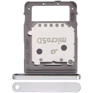 Micro SD Sim Card Tray For Samsung Galaxy Tab S8 11" (X700 / X706 / 2022) / Tab S8 Plus 5G 12.4" (X800 / X806 / 2022) / Tab S8 Ultra 14.6" (X900 / X906 ) (2022) (Silver)