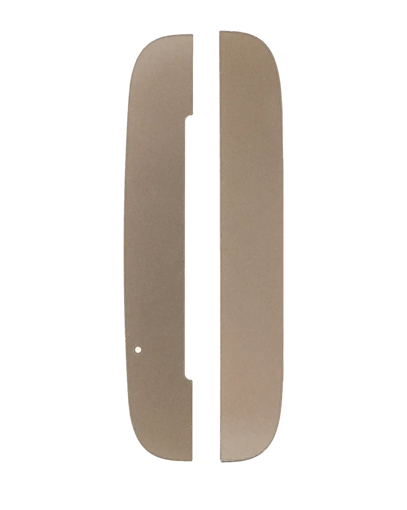 Top And Bottom Back Glass Panels For Motorola Moto Z / Z Force Droid (XT1650-02 / 2016) (Gold)