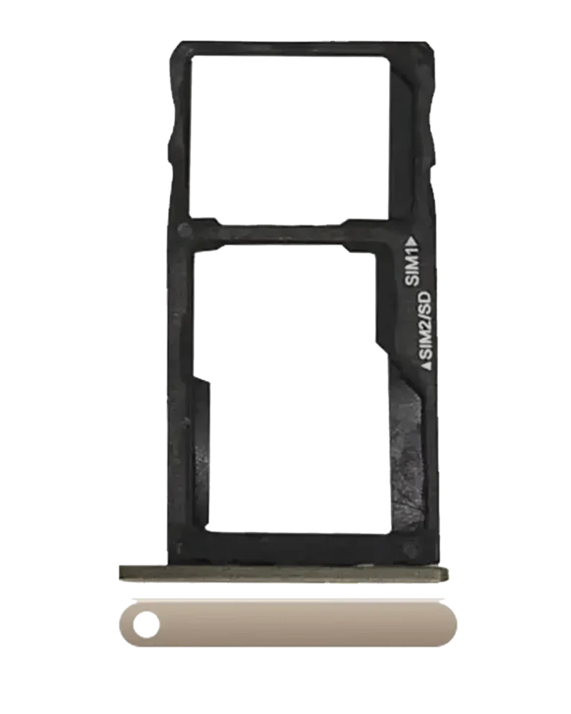 Sim Card Tray For Motorola Moto G5S (XT1793 / 2017) (Gold) (Dual Card Version)