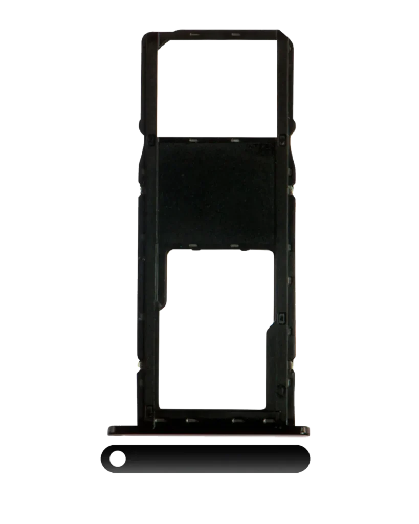 Single Sim Card Tray For Motorola Moto G7 Power (XT1955 / 2019) (International Version) (Ceramic Black)