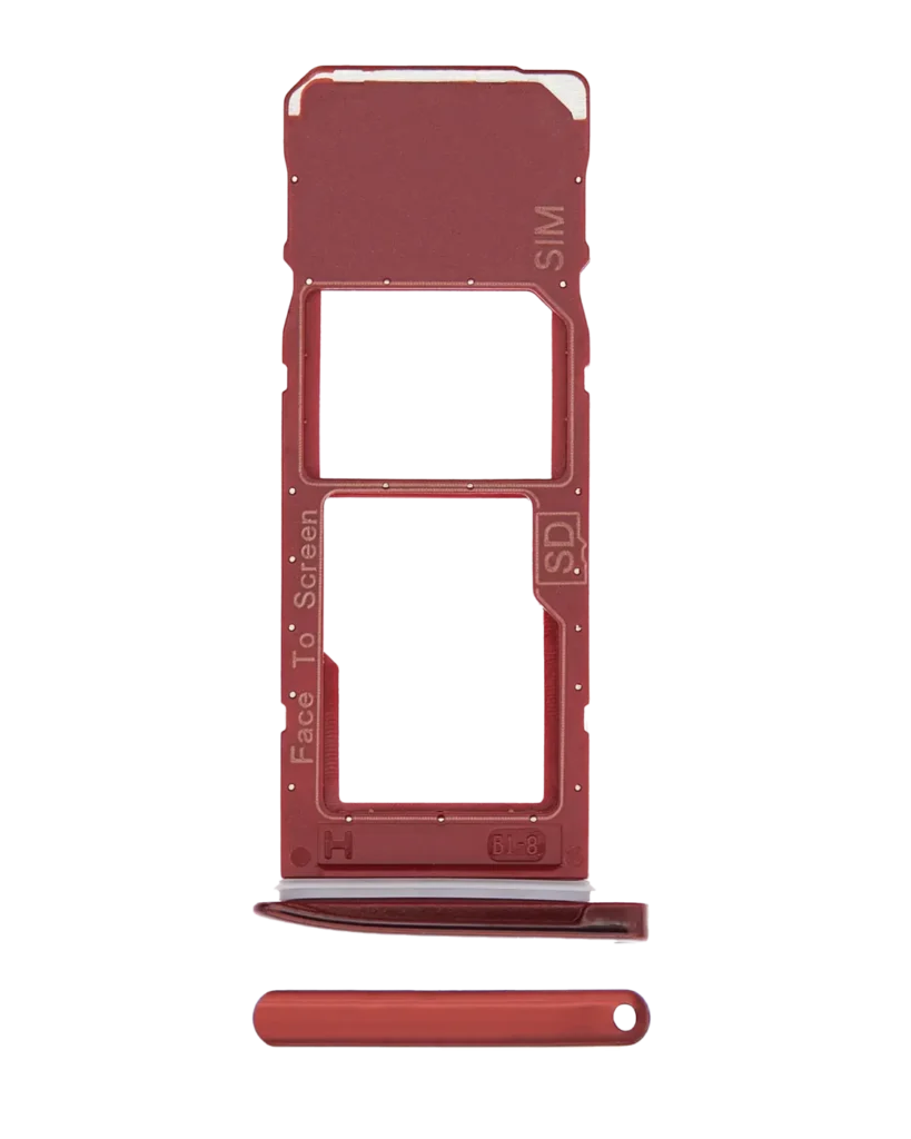 Single Sim Card Tray For Motorola Moto G7 (XT1962 / 2019) / Moto G7 Plus (XT1965 / 2019) (Viva Red)