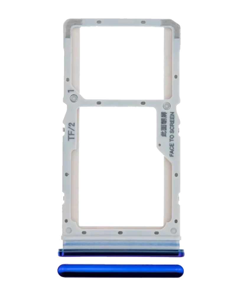 Sim Card Tray For Xiaomi Redmi Note 8 Pro (Blue)