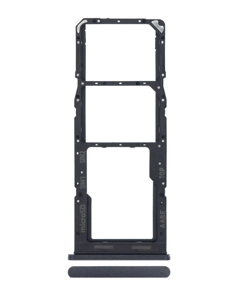 Dual Sim Card Tray For Samsung Galaxy A02 (A022 / 2020) (Black)