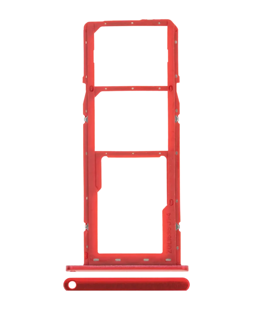 Dual Sim Card Tray For Samsung Galaxy A01 (A015 / 2020) (Red)