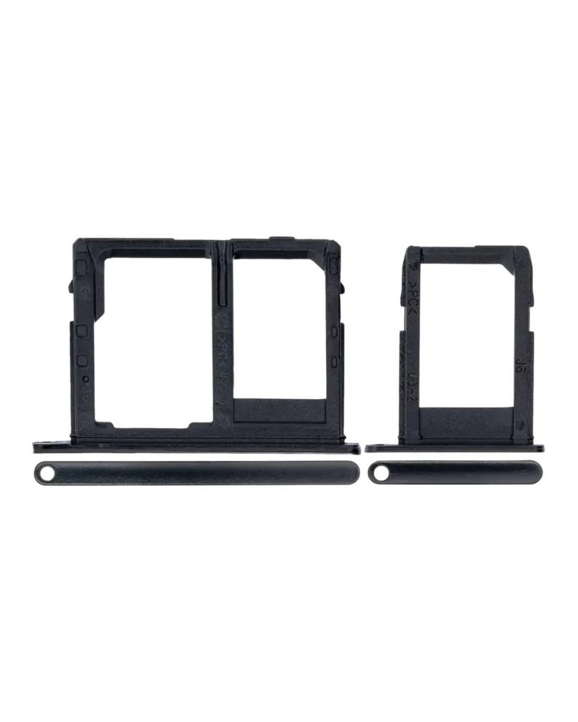 Sim Card Tray For Samsung Galaxy J8 (J810 / 2018) (Black) (2 Piece Set)