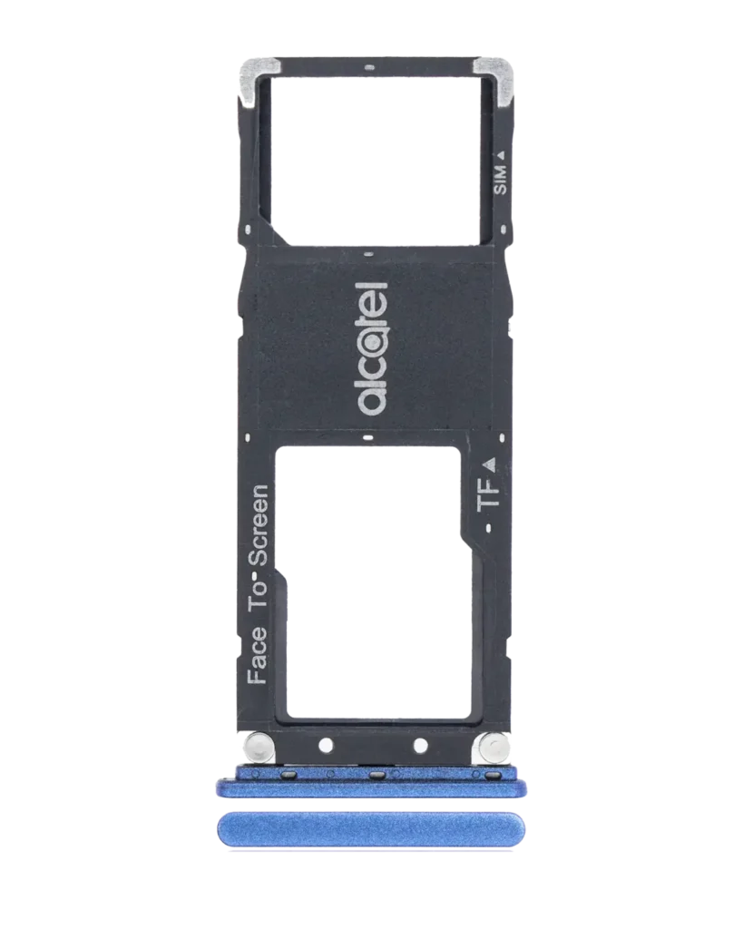 Single Sim Card Tray For Alcatel 3C (5026 / 2018) (Blue)