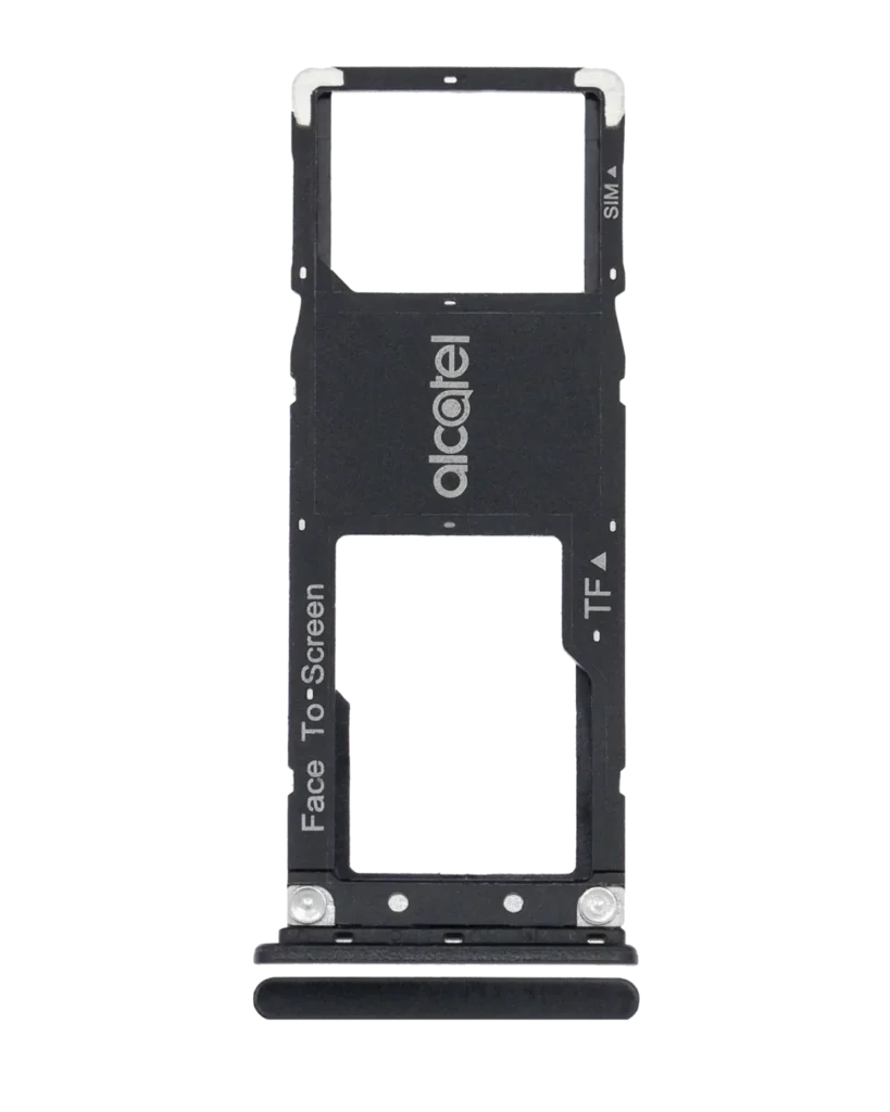 Single Sim Card Tray For Alcatel 3C (5026 / 2018) (Black)