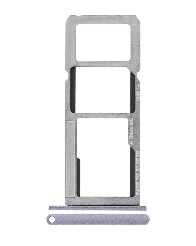 Dual Sim Card Tray For Motorola Moto E5 Play (XT1921 / 2018) (Gray)