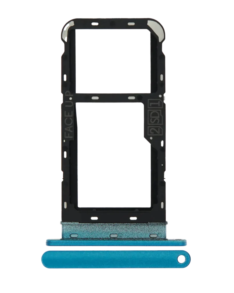 Dual Sim Card Tray For Motorola Moto E7 Power (XT2097-6 / 2021) (Tahiti Blue)