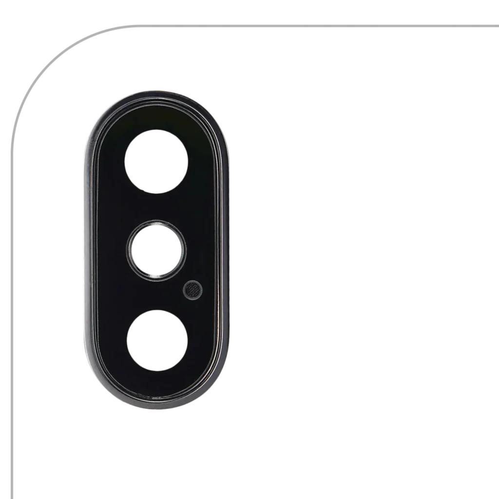 Back Camera Lens With Bracket & Bezel For iPhone XS / XS Max (Silver)