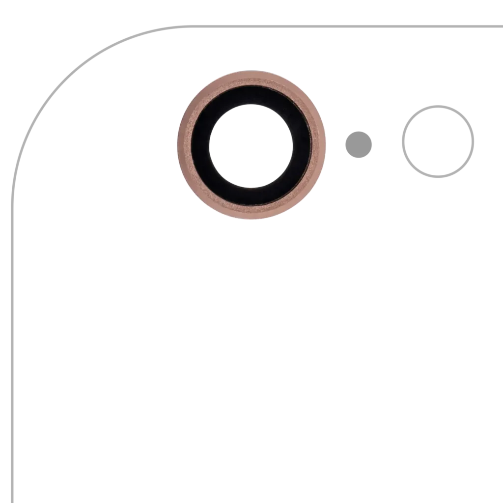 Back Camera Lens For iPhone 6S (Rose Gold) (10 Pack)