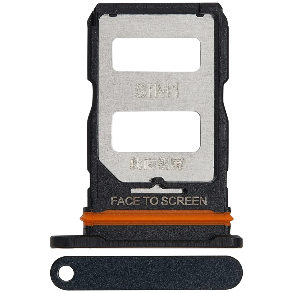 Sim Card Tray For Xiaomi 12 Lite (Black)