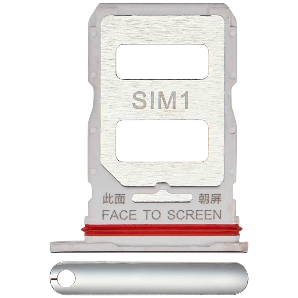 Sim Card Tray For Xiaomi 12T / 12T Pro (Silver)