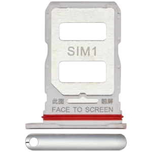 Sim Card Tray For Xiaomi 12T / 12T Pro (Silver)