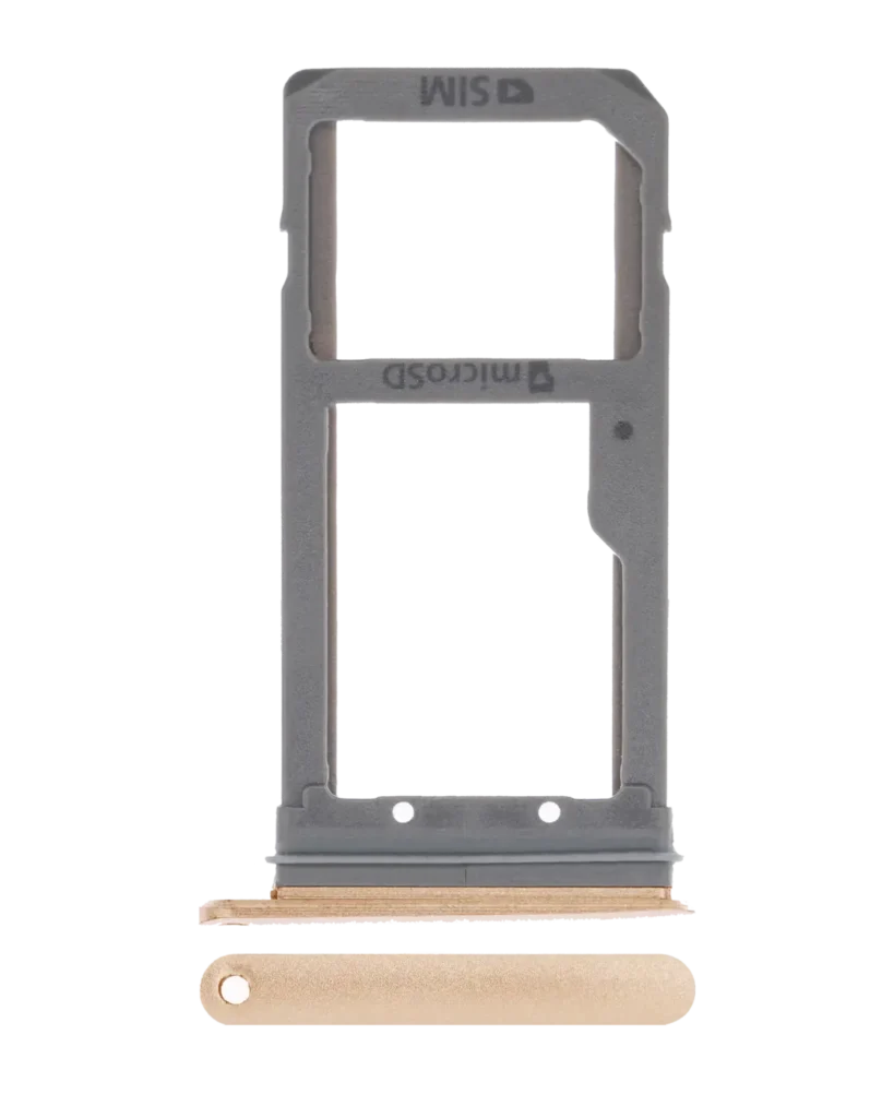 Single Sim Card Tray For Samsung Galaxy S7 Edge (Gold)