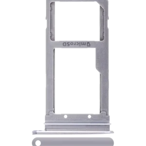 Single Sim Card Tray For Samsung Galaxy S7 Edge (Silver)