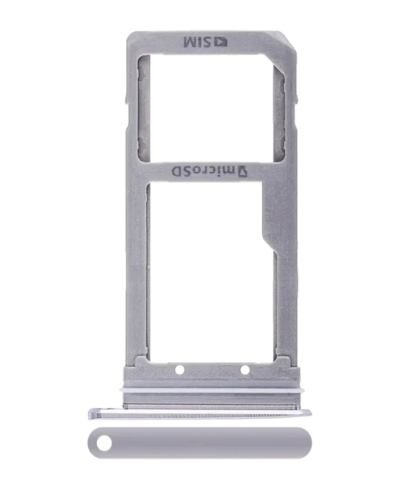 Single Sim Card Tray For Samsung Galaxy S7 Edge (Silver)