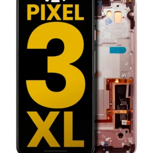 OLED Assembly With Frame For Google Pixel 3 XL (Refurbished) (Pink)