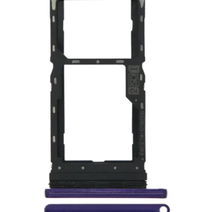 Dual Sim Card Tray For Motorola Moto G8 Play (XT2015 / 2019) (Purple)