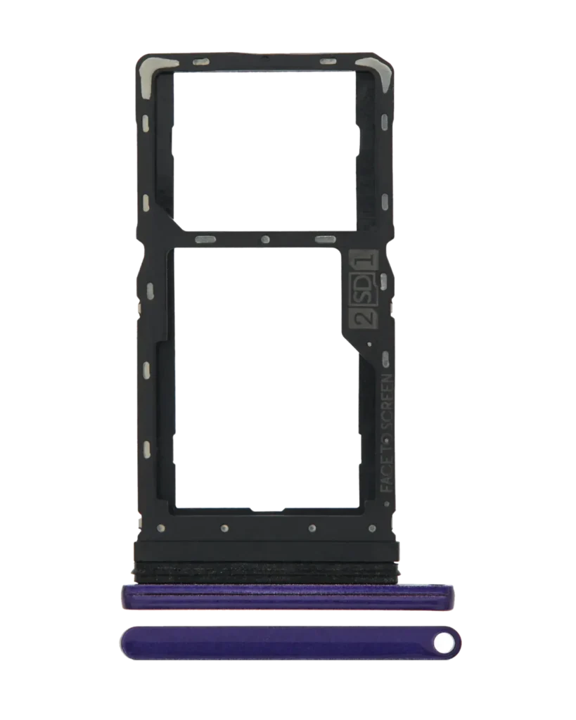 Dual Sim Card Tray For Motorola Moto G8 Play (XT2015 / 2019) (Purple)