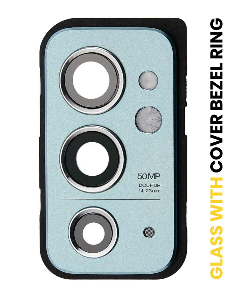 Back Camera Lens With Cover Bezel Ring For OnePlus 9RT 5G (Blue)