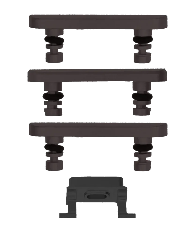 Hard Buttons (Power / Volume / Mute Switch) For iPhone 7 Plus (Space Gray)