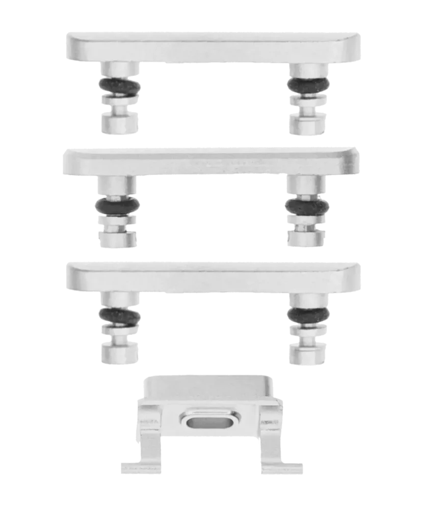 Hard Buttons (Power / Volume / Mute Switch) For iPhone 7 Plus (Silver)