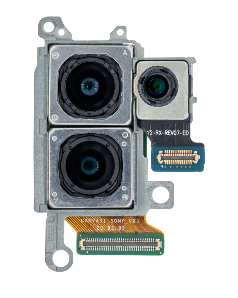 Back Camera Module (Wide & Telephoto & Depthvision) For Samsung Galaxy S20 Plus / 5G (US Version) (Used OEM Pull: Grade A)