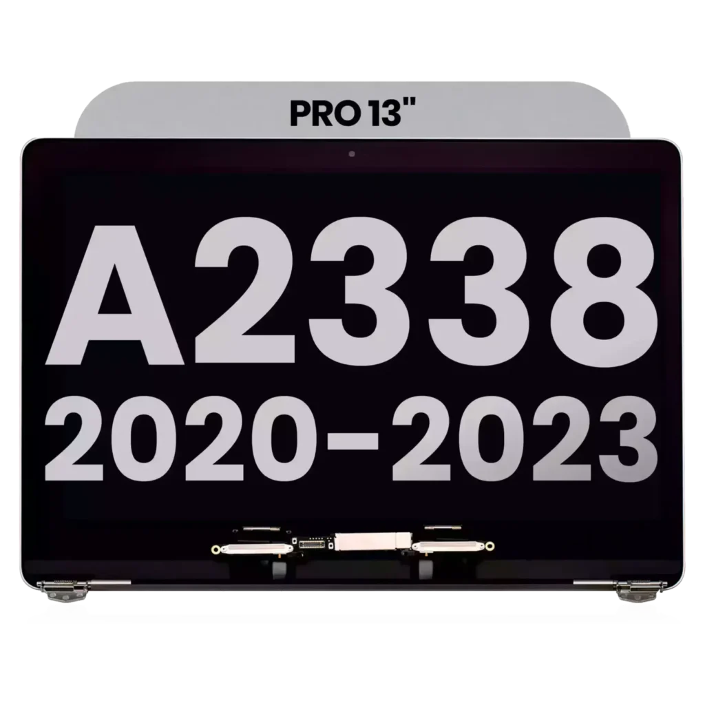 Complete LCD Display Assembly For MacBook Pro 13" A2338 (2020) (Used OEM Pull: Grade C) (Space Gray)