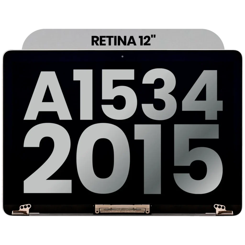Complete LCD Display Assembly For MacBook 12" A1534 (2015) (Used OEM Pull: Grade B) (Space Gray)
