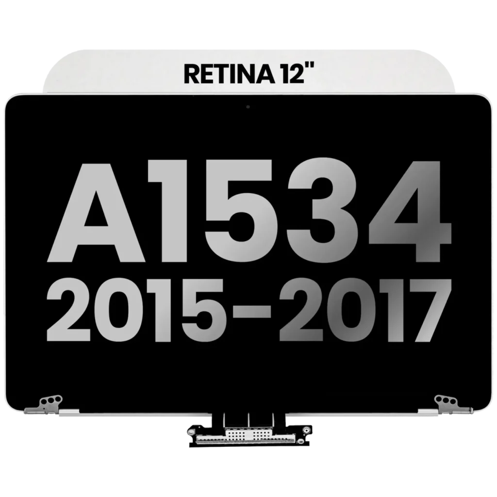 Complete LCD Display Assembly For MacBook 12" A1534 (2015-2017) (Used OEM Pull: Grade B) (Silver)