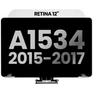 Complete LCD Display Assembly For MacBook 12" A1534 (2015-2017) (Used OEM Pull: Grade B) (Silver)