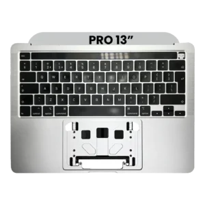 Top Case with Keyboard (ISO UK) For MacBook Pro 13" A2251 (2020) (Silver)