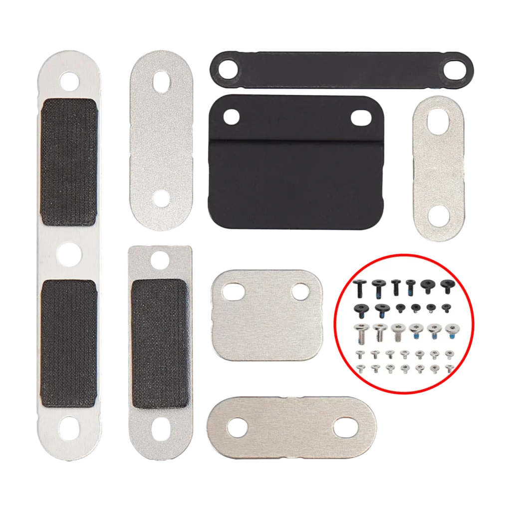 Full Set Small Metal Bracket And Screw Set For Macbook Pro 14" A2442 (2021) Pro / Max / A2779 (2023) / A2918 (2023) / A2992 (2023) / A3112 (2024) / A3401 (2024) Pro / A3185 (2024) Max