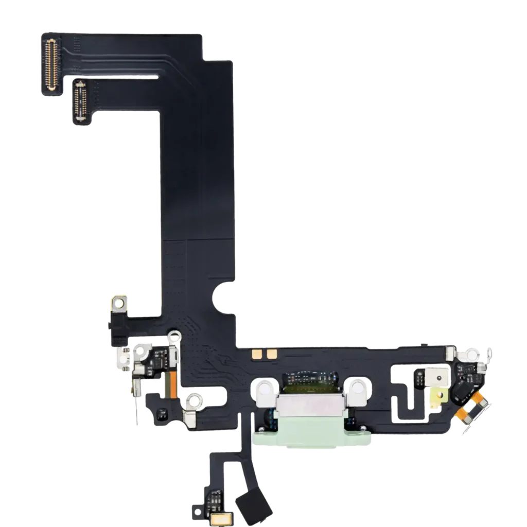 Charging Port Flex Cable For iPhone 12 Mini (Aftermarket Plus) (Green)