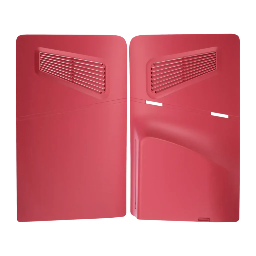 Console Shell For PlayStation 5 Slim (Rose Red) (2 Piece Set)