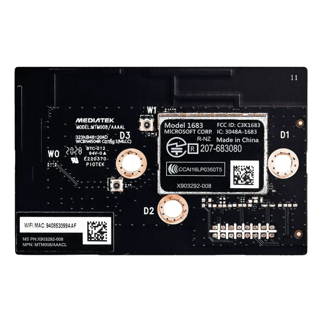 Wireless WiFi Bluetooth Module PCB Board For Xbox One S (Board # 1683)