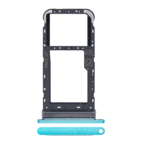 Single Sim Card Tray For Motorola Moto E7 (XT2095 / 2020) (Aqua Blue)