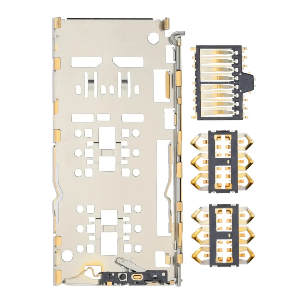 Sim Card Reader For Motorola Moto E40 (XT2159 / 2021) (4 Piece Set)