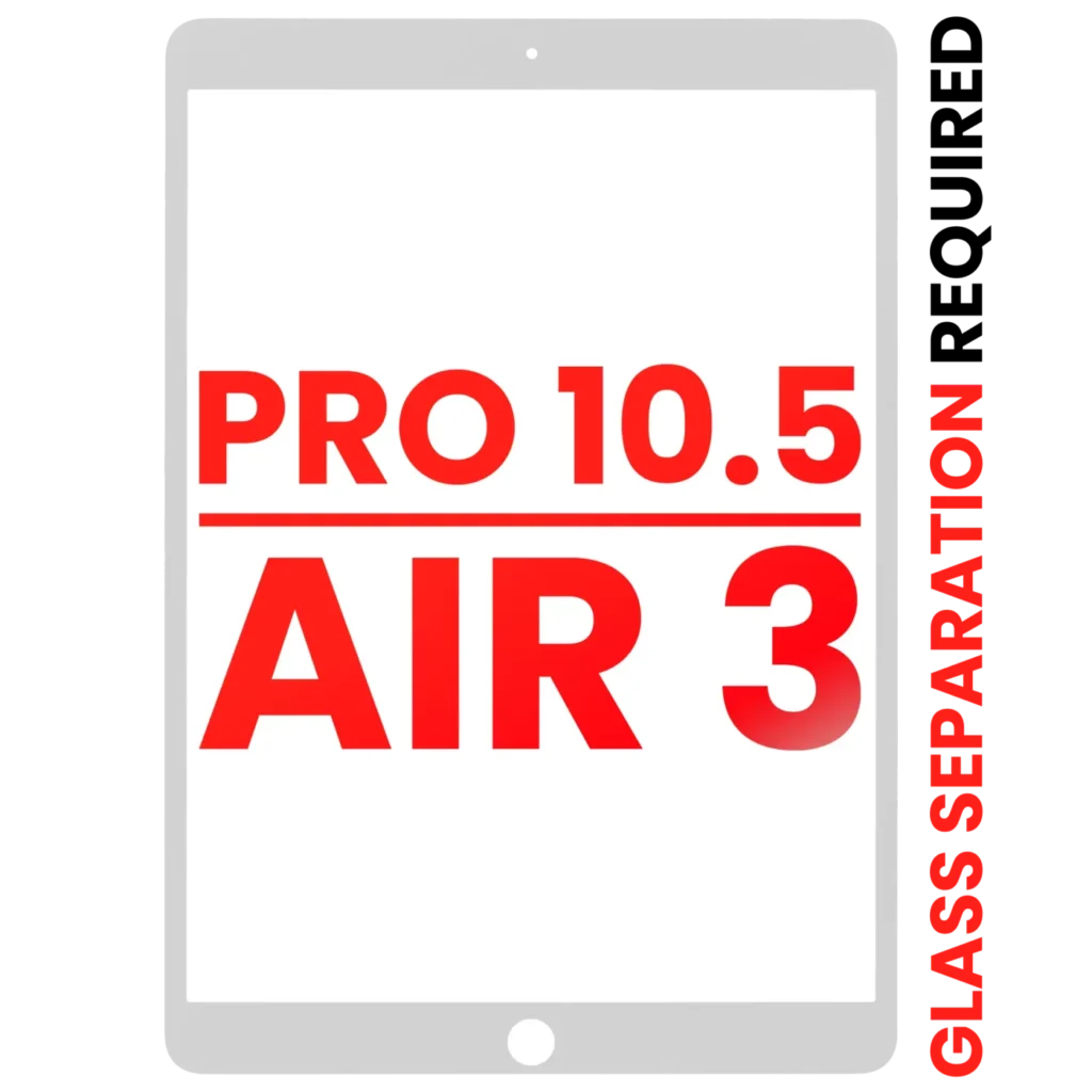 Front Glass Only For iPad Pro 10.5" / iPad Air 3 (White) (Glass Separation Required)